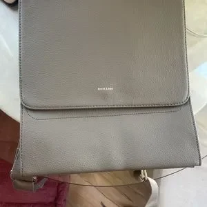 Matt & Nat | Bags | Matt Nat Backpack Gray Vegan Leather 
